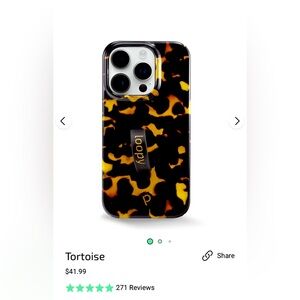 Loopy case color tortoise for iPhone 14 Pro.